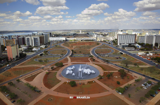 Skyline of Brasilia – capital of Brazil
