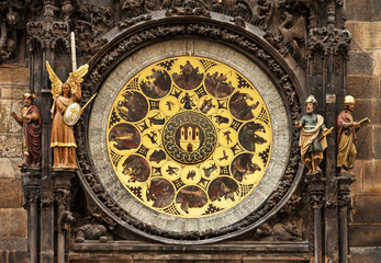 Obraz premium Prague Astronomical Clock or the Prague Orloj.