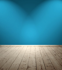 Empty room with wooden floor