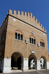Fototapeta na wymiar Treviso; palazzo dei Trecento
