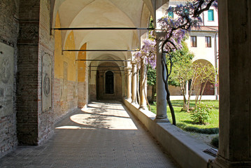 chiostro del seminario di Treviso; ex convento domenicani