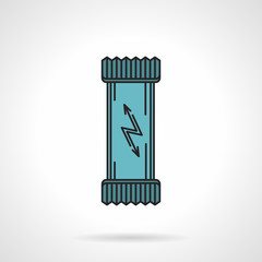 Energy bar flat vector icon