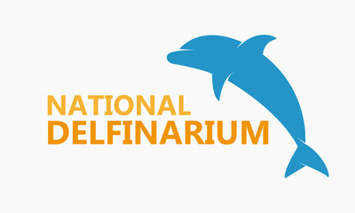 Vector logo dolphinarium
