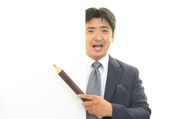 笑顔のビジネスマン