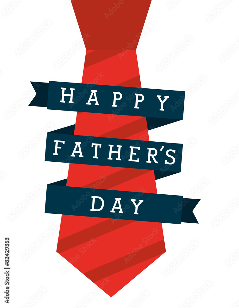 Wall mural happy fathers day