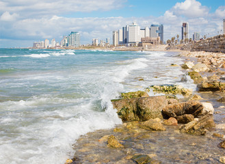 The coast of Tel Aviv