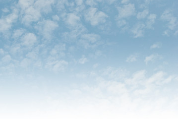 blue sky and white clouds