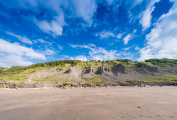 Fototapeta na wymiar Beautiful coast of Normandy, France