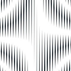 Optical background with monochrome geometric lines. Moire
