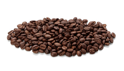 Coffee bean isolated on white