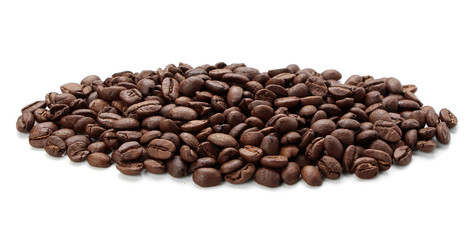 Coffee bean isolated on white