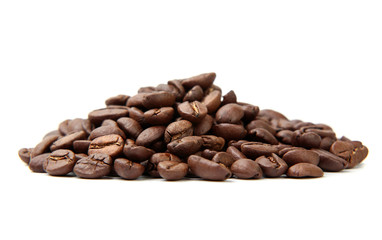 Coffe Beans Isolated On White Background