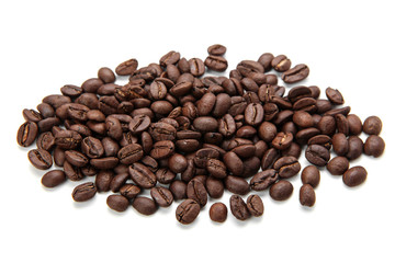 Coffe Beans Isolated On White Background