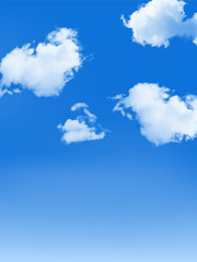 空　雲　背景
