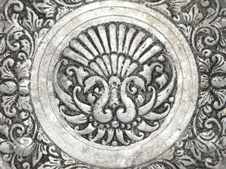 macro antique - vintage metal cigarette case