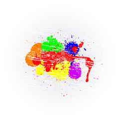 Colorful Grunge Splashes