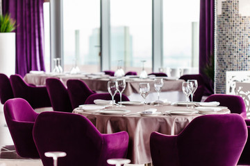 table set for meal