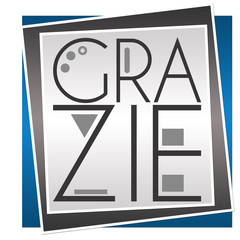 Grazie Blue Grey Block Square