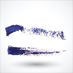 Fototapeta premium Scruffy Paint Strokes