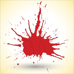 Red Ink Splash