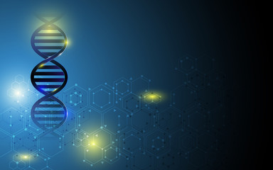 Obraz premium dna structure background