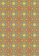 Classic oriental traditional background pattern