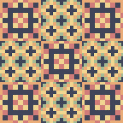 Fototapeta premium Seamless pattern. Mosaic. 