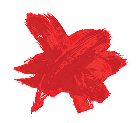 Red Grunge Banner Vector