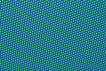 Blue nonwoven fabric on a green