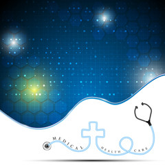 Fototapeta na wymiar health care logo abstract background