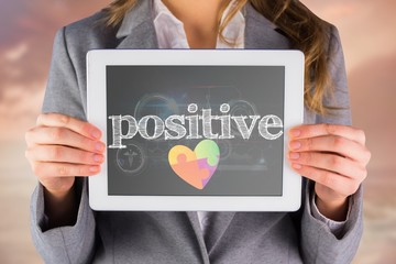 Positive against medical biology interface in black