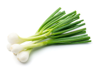 Green onion isolated on the white background - 82456971