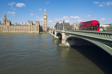 London Westminster Double Decker Bus