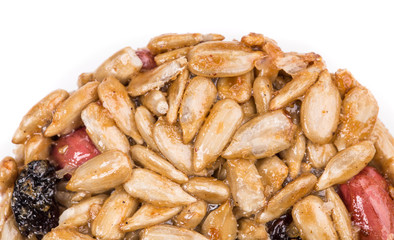 Candied roasted peanuts sunflower seeds.