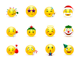 Funny holiday anime stickers