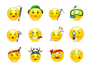 Hike anime smiles on the hunt