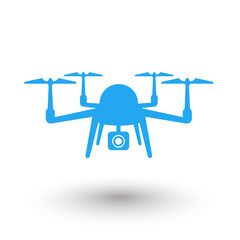 Drone, Multicopter, Quadrocopter with Camera flat icon