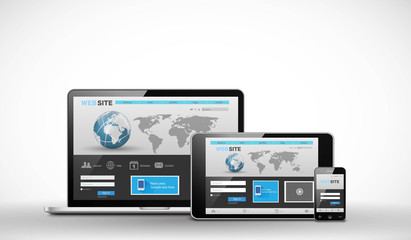 ベクター、レスポンシブウェブデザイン