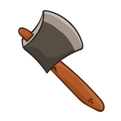 axe isolated illustration
