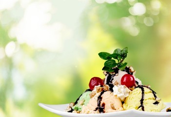 Ice Cream. Banana Split