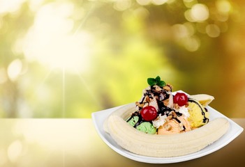 Banana Split. Banana split