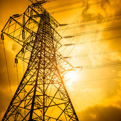 High voltage towers