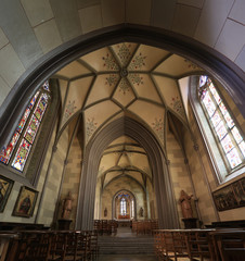 Fototapeta premium Church Burg Hohenzollern - Germany