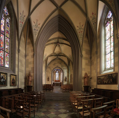 Fototapeta premium Church Burg Hohenzollern - Germany