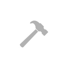 Simple icon hammer.