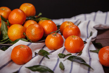 brunch of tangerines