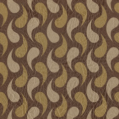 Abstract microbial texture - seamless background - leather