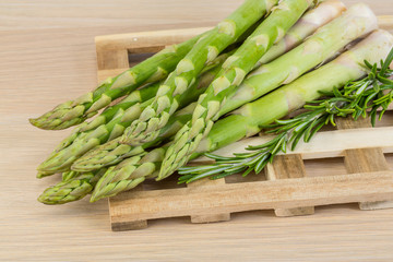 Raw asparagus