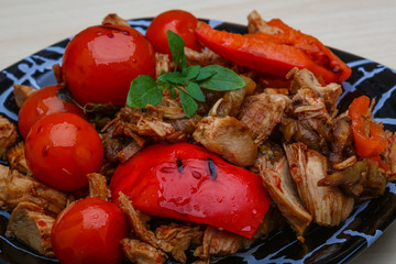 Chicken with vegetables