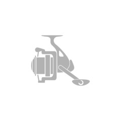 Simple icon Fishing reel.